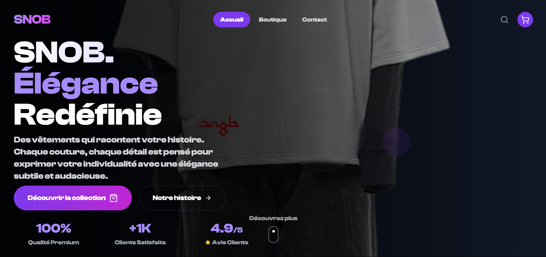 Site web e-commerce